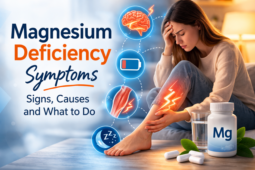 Magnesium deficiency symptoms muscle cramps fatigue headache